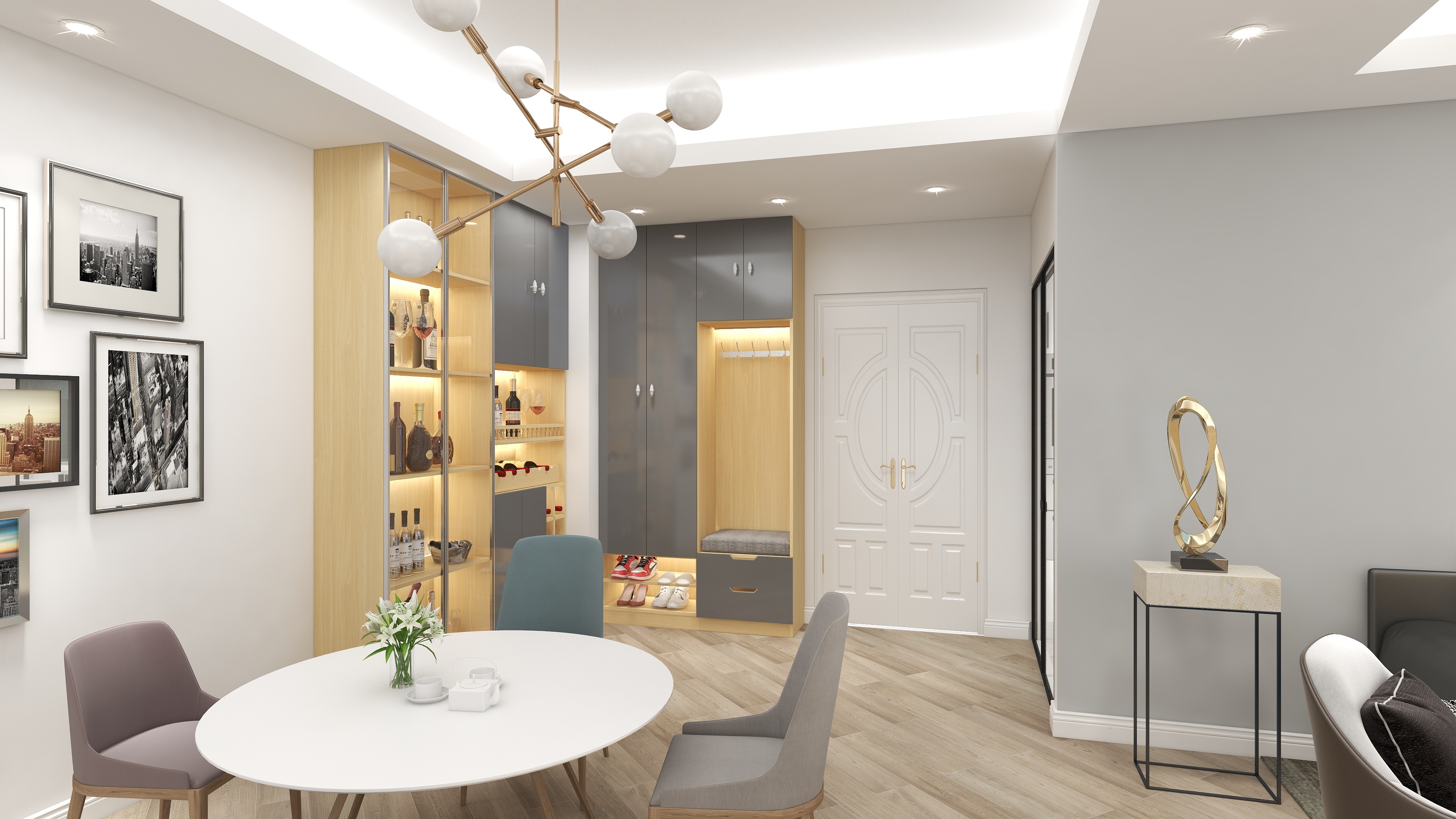 金利源丨簡(jiǎn)約大平層,品質(zhì)生活的藝術(shù)呈現(xiàn)